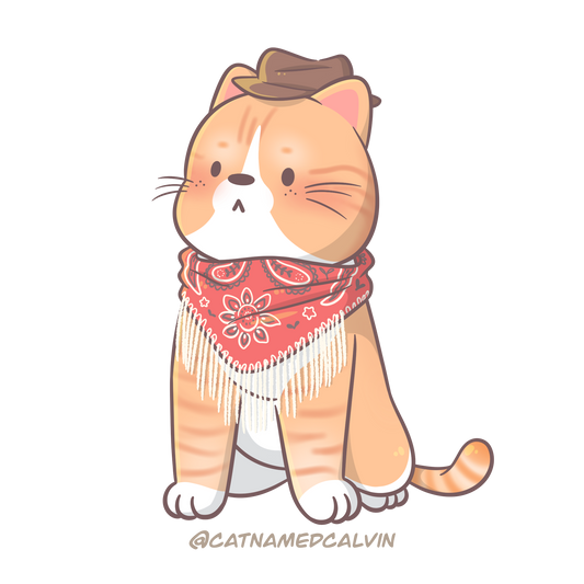 Cowboy Sticker
