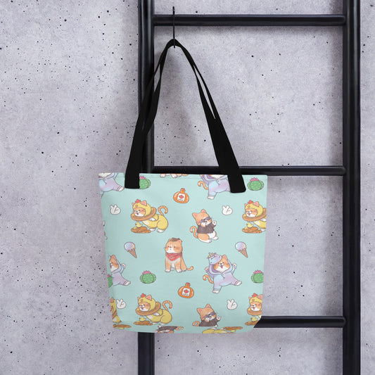 Costumed Calvin Tote Bag