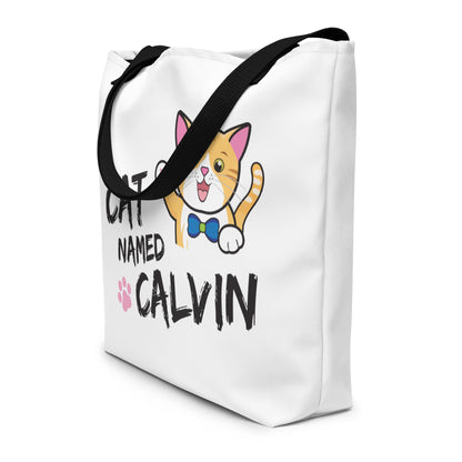 Waving Calvin Tote Bag - Large